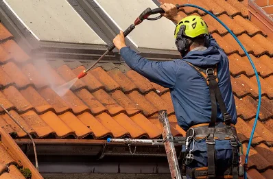 Démoussage et hydrofuge de toiture à Hundling